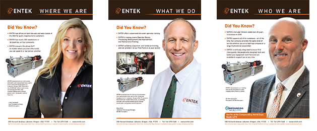 ENTEK Ad Lineup