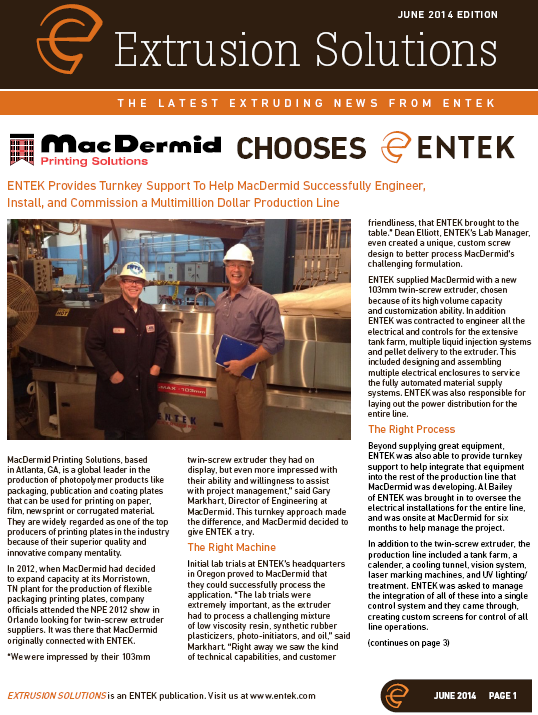 Extrusion Solutions June 2014