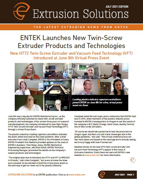 Extrusion Solutions July 2021