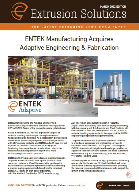 Extrusion Solutions March 2022